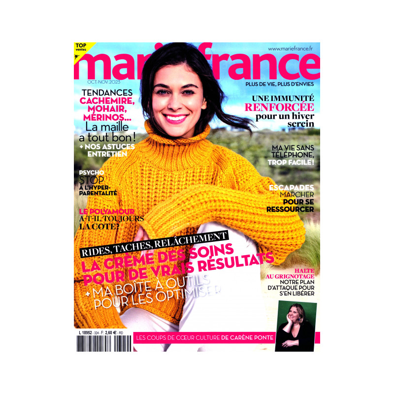 Marie France - abonnement journaux féminins accueil